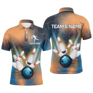 Bowling Polo Shirt For Men Bowling Polo…