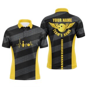Bowling Polo Shirts For Men Custom Bowling…