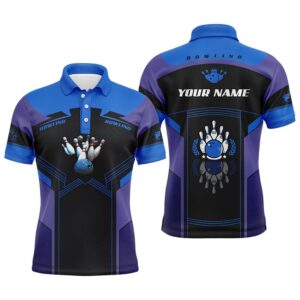 Bowling Polo Shirts For Men Custom Bowling…