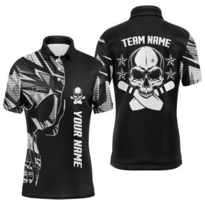 Bowling Polo Shirts For Men Custom Name…