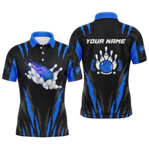 Bowling Polo Shirts For Men Custom Name…