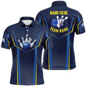Bowling Polo Shirts For Men Custom Name,Team…