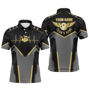 Bowling Polo Shirts For Men Custom Team…
