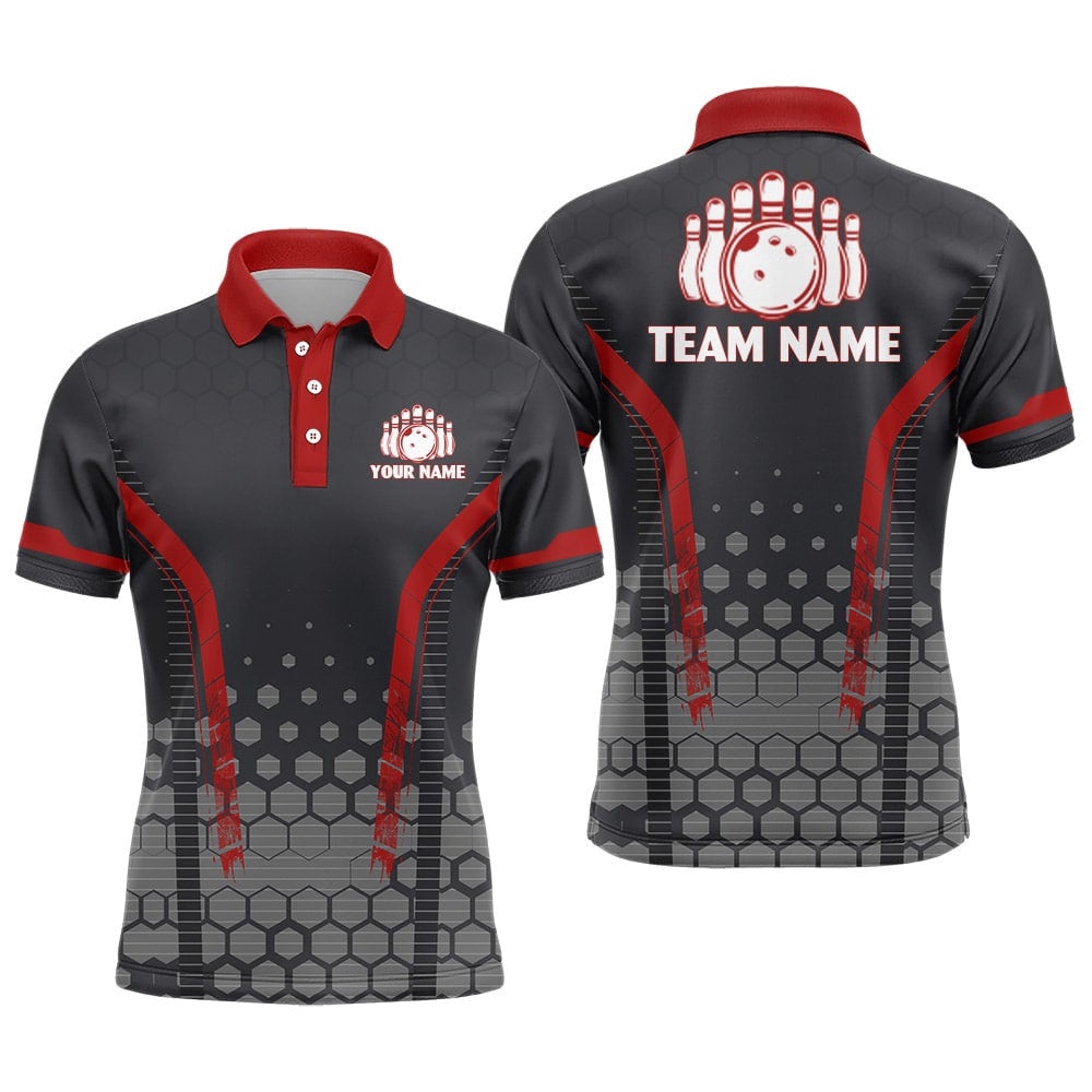 Bowling Polo Shirts Men Custom Bowling Polo Shirt Team Bowlers, Personalized Bowling Team Shirt Bowling Polo Shirts Men Custom Bowling Polo Shirt Team Bowlers, Personalized Bowling Team Shirt