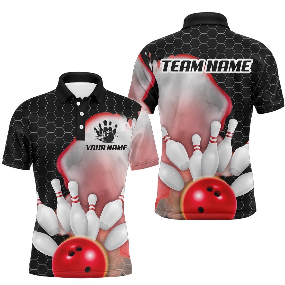 Bowling Shirt For Men Bowling Polo Shirt Polo Shirt Unisex, Personalized Bowling Team Shirt Bowling Shirt For Men Bowling Polo Shirt Polo Shirt Unisex, Personalized Bowling Team Shirt