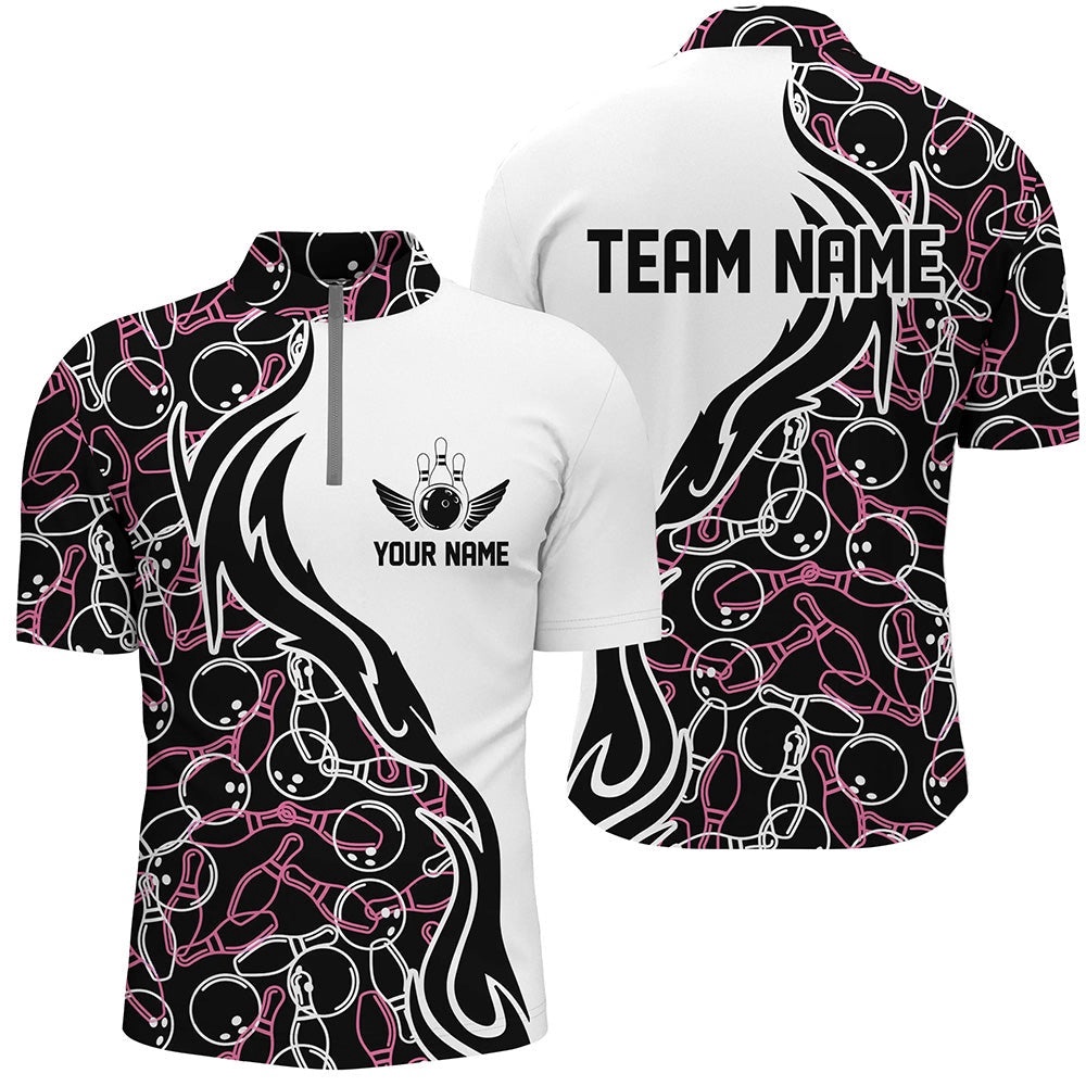 Bowling Shirts For Men And Women, Bowling Team Jersey Bowling Pattern, Custom Bowling Team Jersey Shirt
