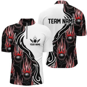 Bowling Shirts For Men And Women, Flame…