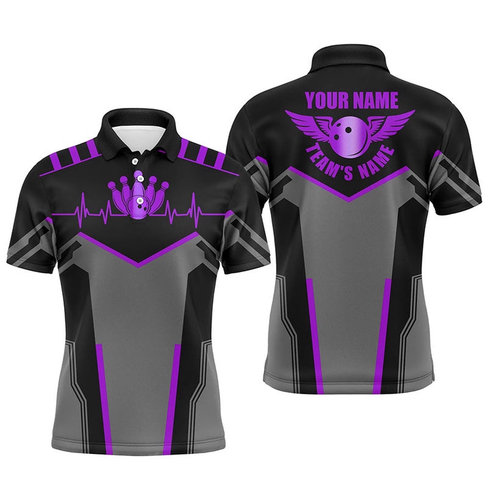Bowling Shirts For Men Custom Name And Team Name Bowling Ball And Pins, Team Bowling Shirts Purple, Personalized Bowling Team Shirt Bowling Shirts For Men Custom Name And Team Name Bowling Ball And Pins, Team Bowling Shirts Purple, Personalized Bowling Team Shirt