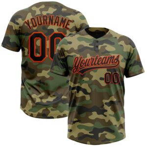 Camo Black Orange Salute To Service Two…