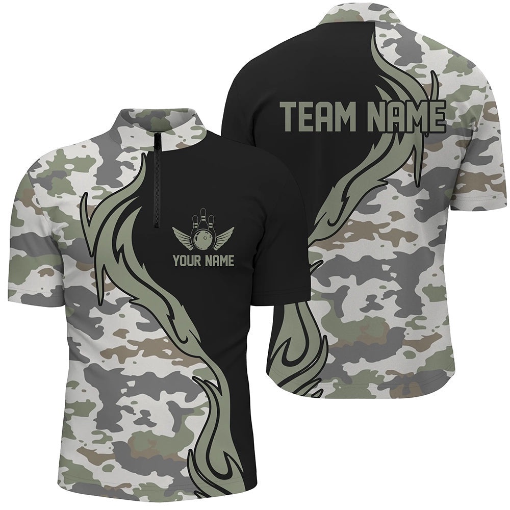 Camo Bowling Shirts For Men Bowling Team Jersey Bowlers Outfits, Custom Bowling Team Jersey Shirt Camo Bowling Shirts For Men Bowling Team Jersey Bowlers Outfits, Custom Bowling Team Jersey Shirt