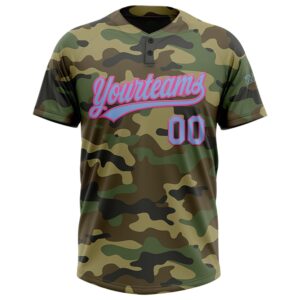 Camo Light Blue Pink Salute To Service Two Button Unisex Softball Jersey Custom Team Softball Jersey 2 jsofu8.jpg