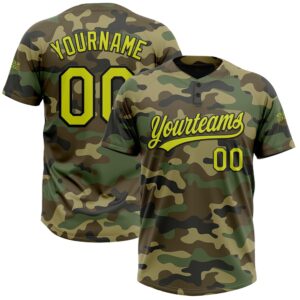 Camo Neon Yellow Black Salute To Service…