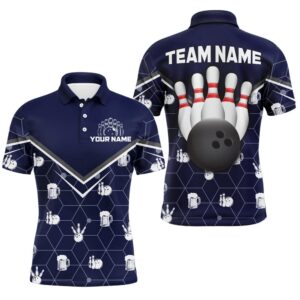 Camo Polo Shirt Bowling Shirt For Men…