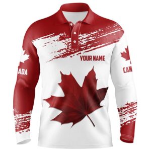 Canadian Flag Men s Golf Polo Shirt Custom Maple Leaves Patriotic Canada Golf Shirt For Men Golf Polo Shirt Golf Shirts 2 qwzfzl.jpg
