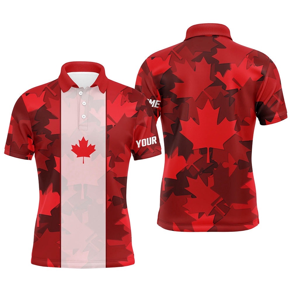 Canadian Flag Men’s Golf Polo Shirt Custom Red Maple Leaves Pattern Patriotic Golf Shirt For Men, Golf Polo Shirt, Golf Shirts Canadian Flag Men’s Golf Polo Shirt Custom Red Maple Leaves Pattern Patriotic Golf Shirt For Men, Golf Polo Shirt, Golf Shirts