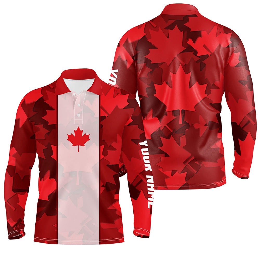 Canadian Flag Men’s Golf Polo Shirt Custom Red Maple Leaves Pattern Patriotic Golf Shirt For Men, Golf Polo Shirt, Golf Shirts Canadian Flag Men’s Golf Polo Shirt Custom Red Maple Leaves Pattern Patriotic Golf Shirt For Men, Golf Polo Shirt, Golf Shirts