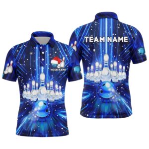 Christmas Bowling Shirt Custom Bowling Polo Shirt…