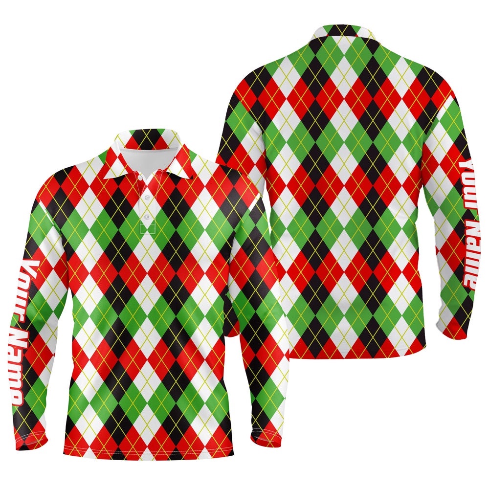 Christmas Plaid Argyle Pattern – Funny Christmas Men’s Golf Polo Custom Name Shirt Ttn, Golf Polo Shirt, Golf Shirts Christmas Plaid Argyle Pattern – Funny Christmas Men’s Golf Polo Custom Name Shirt Ttn, Golf Polo Shirt, Golf Shirts