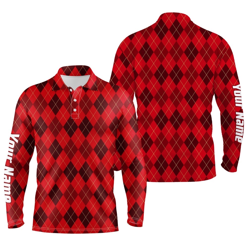 Christmas Plaid Argyle Pattern – Funny Christmas Men’s Golf Polo Custom Name Shirt Ttn, Golf Polo Shirt, Golf Shirts Christmas Plaid Argyle Pattern – Funny Christmas Men’s Golf Polo Custom Name Shirt Ttn, Golf Polo Shirt, Golf Shirts