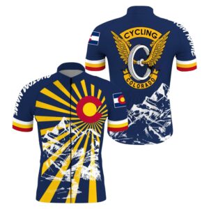 Colorado Menwomen Cycling Jersey With Pockets State…