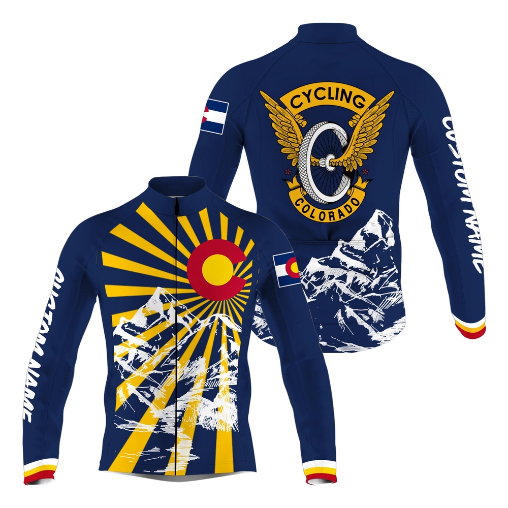 Colorado Menwomen Cycling Jersey With Pockets State Flag Bike Shirt Mountain Bike Gear, Custom Mono Cycling Jersey Colorado Menwomen Cycling Jersey With Pockets State Flag Bike Shirt Mountain Bike Gear, Custom Mono Cycling Jersey