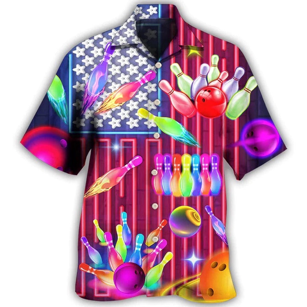 Colorful Bowling Hawaiian Shirt Short Sleeve, Button Down Bowling Shirts, Bowling Shirts, Custom Team Bowling Hawaiian Shirt Colorful Bowling Hawaiian Shirt Short Sleeve, Button Down Bowling Shirts, Bowling Shirts, Custom Team Bowling Hawaiian Shirt