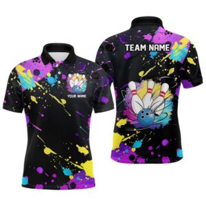 Colorful Bowling Polo Shirts For Men, Bowling…