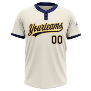 Cream Navy Gold Two Button Unisex Softball Jersey Custom Team Softball Jersey 2 l60n05.jpg
