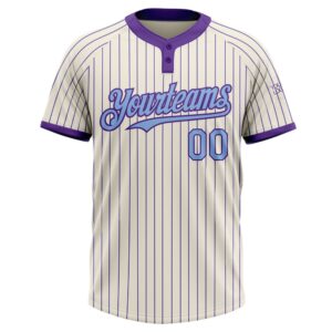 Cream Purple Pinstripe Light Blue Two Button Unisex Softball Jersey Custom Team Softball Jersey 2 cxvwmb.jpg