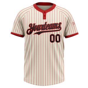 Cream Red Pinstripe Black Two Button Unisex Softball Jersey Custom Team Softball Jersey 2 lzmhji.jpg