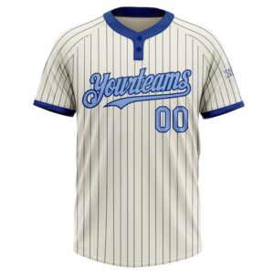 Cream Royal Pinstripe Light Blue Two Button Unisex Softball Jersey Custom Team Softball Jersey 2 so2yfn.jpg