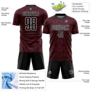 Crimson Black White Abstract Geometric Shapes Sublimation Soccer Uniform Jersey Custom Team Soccer Jersey Shirt 3 xoxbto.jpg