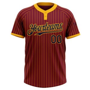 Crimson Gold Pinstripe Navy Two Button Unisex Softball Jersey Custom Team Softball Jersey 2 dksmk5.jpg
