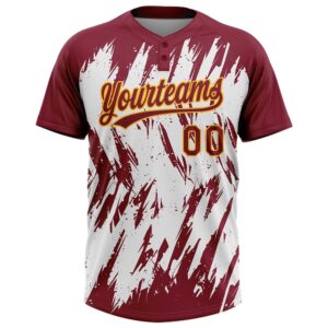Crimson Gold White 3D Pattern Abstract Sharp Shape Two Button Unisex Softball Jersey Custom Team Softball Jersey 2 qws1yw.jpg
