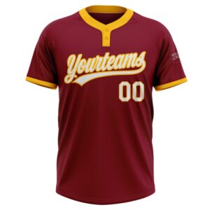 Crimson White Gold Two Button Unisex Softball Jersey Custom Team Softball Jersey 2 rpm4ut.jpg
