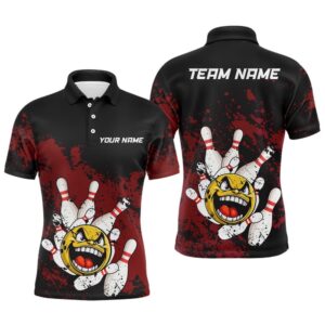 Custom American Bowling Shirt Men Funny Bowling…