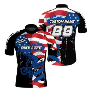 Custom American Cycling Jersey Cycle Gear With 3 Pockets Anti Uv Patriotic Life Shirt Custom Mono Cycling Jersey 2 zofgya.jpg