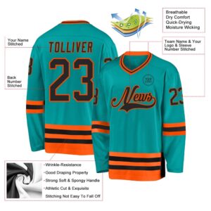 Custom Aqua Black Orange Hockey Jersey New Hockey Jersey Personali Sport Team Jersey Shirt 3 qdnex7.jpg