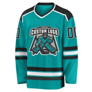 Custom Aqua Black White Hockey Jersey New Hockey Jersey Personali Sport Team Jersey Shirt 2 ucr6w1.jpg