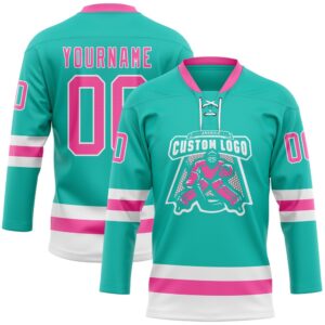 Custom Aqua Pink White Hockey Lace Neck Jersey New Hockey Jersey Personali Sport Team Jersey Shirt 2 efotgm.jpg