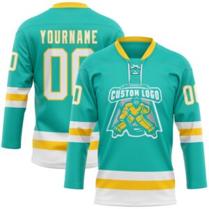 Custom Aqua White Yellow Hockey Lace Neck Jersey New Hockey Jersey Personali Sport Team Jersey Shirt 2 ejsax7.jpg