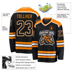 Custom Black Black Bay Orange Hockey Jersey New Hockey Jersey Personali Sport Team Jersey Shirt 3 hotybk.jpg