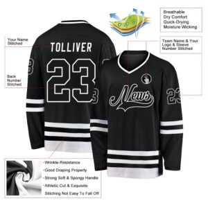 Custom Black Black White Hockey Jersey New Hockey Jersey Personali Sport Team Jersey Shirt 2 awavjf.jpg