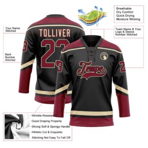 Custom Black Crimson City Cream Hockey Lace Neck Jersey New Hockey Jersey Personali Sport Team Jersey Shirt 3 s9ydjs.jpg