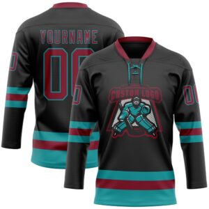 Custom Black Crimson Teal Hockey Lace Neck Jersey New Hockey Jersey Personali Sport Team Jersey Shirt 2 u45fhy.jpg