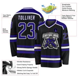 Custom Black Dark Purple White Hockey Jersey New Hockey Jersey Personali Sport Team Jersey Shirt 3 sctce2.jpg