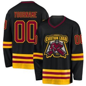 Custom Black Maroon Gold Hockey Jersey New Hockey Jersey Personali Sport Team Jersey Shirt 2 o0ku7g.jpg