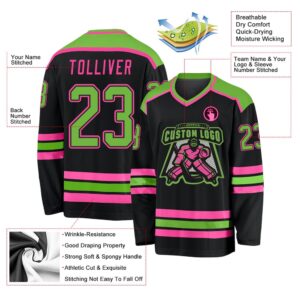 Custom Black Neon Green Pink Hockey Jersey New Hockey Jersey Personali Sport Team Jersey Shirt 3 dyaysp.jpg