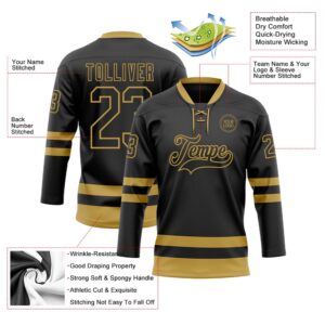 Custom Black Old Gold Hockey Lace Neck Jersey New Hockey Jersey Personali Sport Team Jersey Shirt 3 lx5qnb.jpg