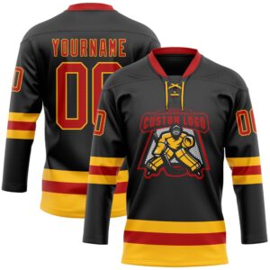 Custom Black Red Gold Hockey Lace Neck Jersey New Hockey Jersey Personali Sport Team Jersey Shirt 2 vagvrh.jpg